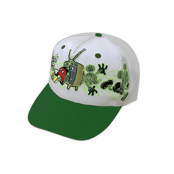 Mickey On The Grid Hat - Green