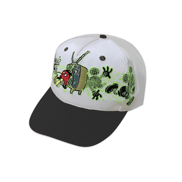Mickey On The Grid Hat - Black
