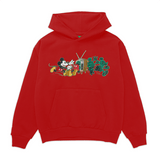 Mickey On The Grid Hoodie - Red small image