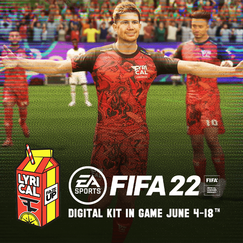 FIFA 2022 FaZe x Lyrical Digital In-Game Team Kit